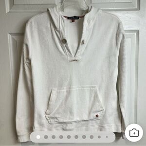 Amundsen Sports White Hooded Sweater